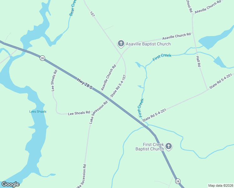 map of restaurants, bars, coffee shops, grocery stores, and more near 3421 Wright School Road in Anderson