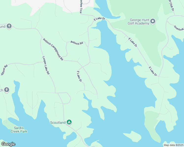 map of restaurants, bars, coffee shops, grocery stores, and more near 1165 Antioch Campground Road in Gainesville