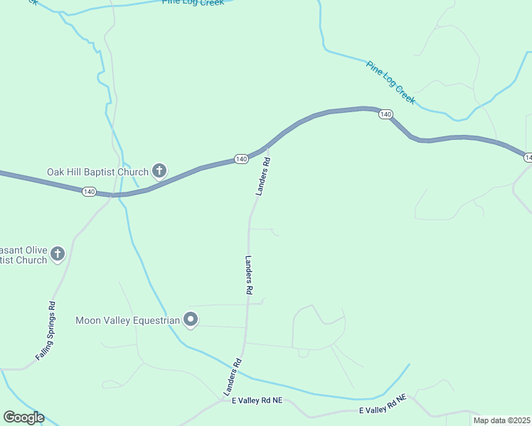 map of restaurants, bars, coffee shops, grocery stores, and more near 96 Landers Road in Rydal