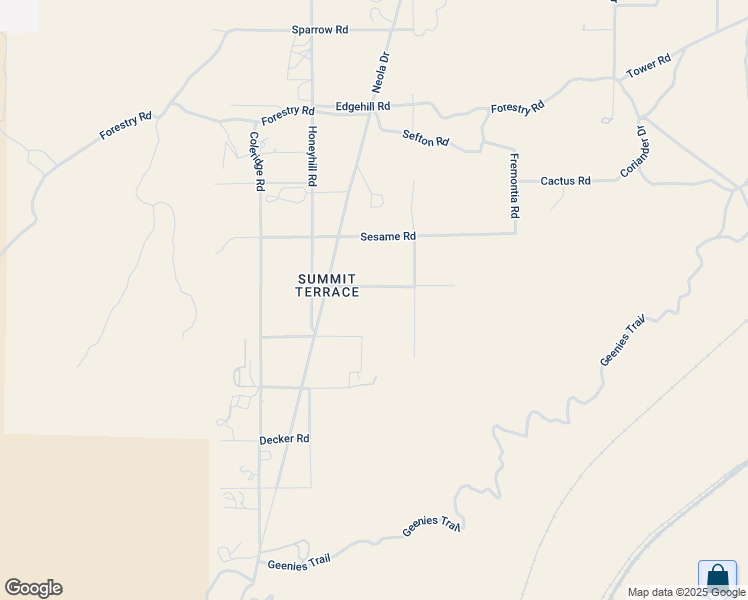 map of restaurants, bars, coffee shops, grocery stores, and more near 11221 Omelveny Road in Hesperia