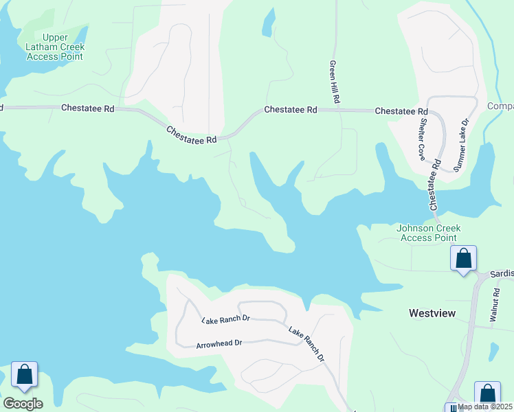 map of restaurants, bars, coffee shops, grocery stores, and more near 3632 North River Road in Gainesville