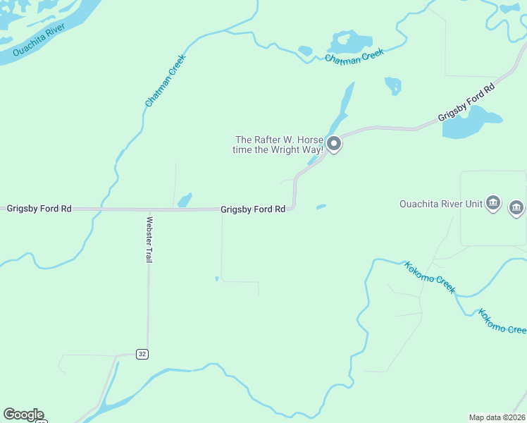 map of restaurants, bars, coffee shops, grocery stores, and more near 3672 Grigsby Ford Road in Malvern