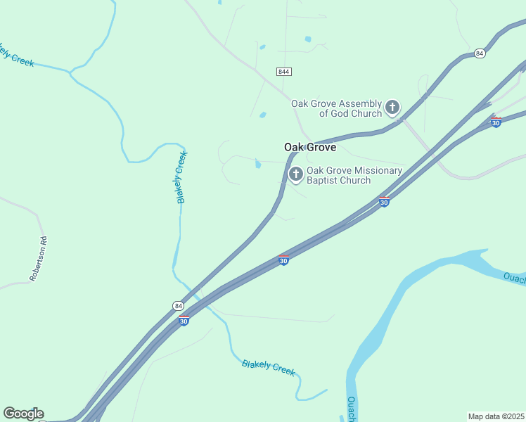 map of restaurants, bars, coffee shops, grocery stores, and more near 28434 Arkansas 84 in Malvern