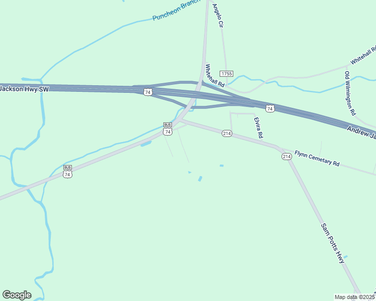 map of restaurants, bars, coffee shops, grocery stores, and more near 131 Shortys Drive in Whiteville