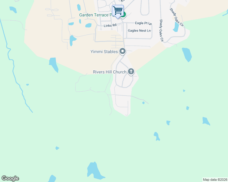 map of restaurants, bars, coffee shops, grocery stores, and more near 208 Thacker Heights Drive in Oxford