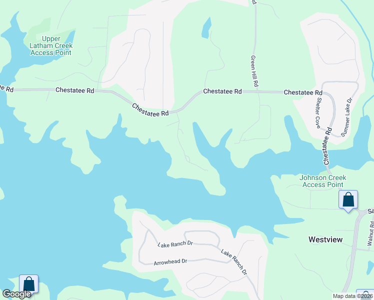 map of restaurants, bars, coffee shops, grocery stores, and more near 3638 North River Road in Gainesville