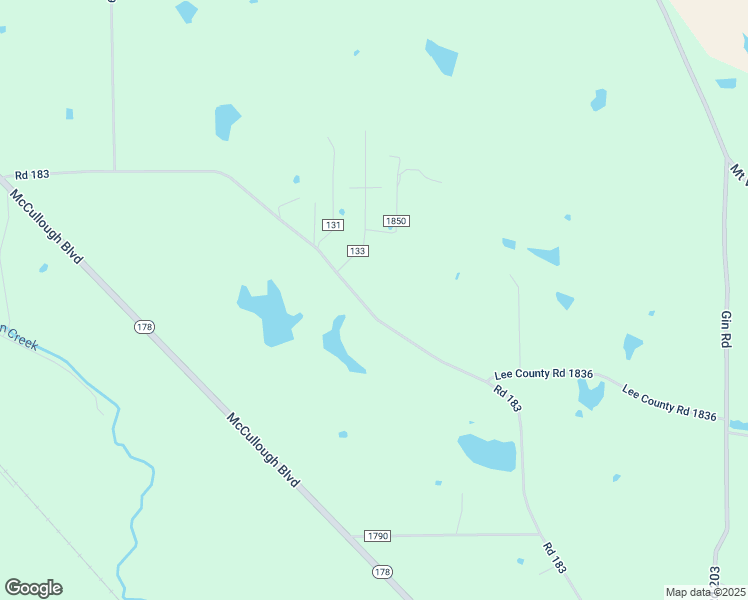 map of restaurants, bars, coffee shops, grocery stores, and more near 310 County Road 183 in Lee County