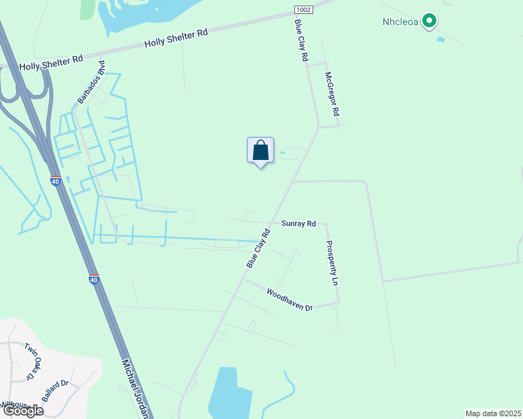 map of restaurants, bars, coffee shops, grocery stores, and more near 5475 Blue Clay Rd in Castle Hayne