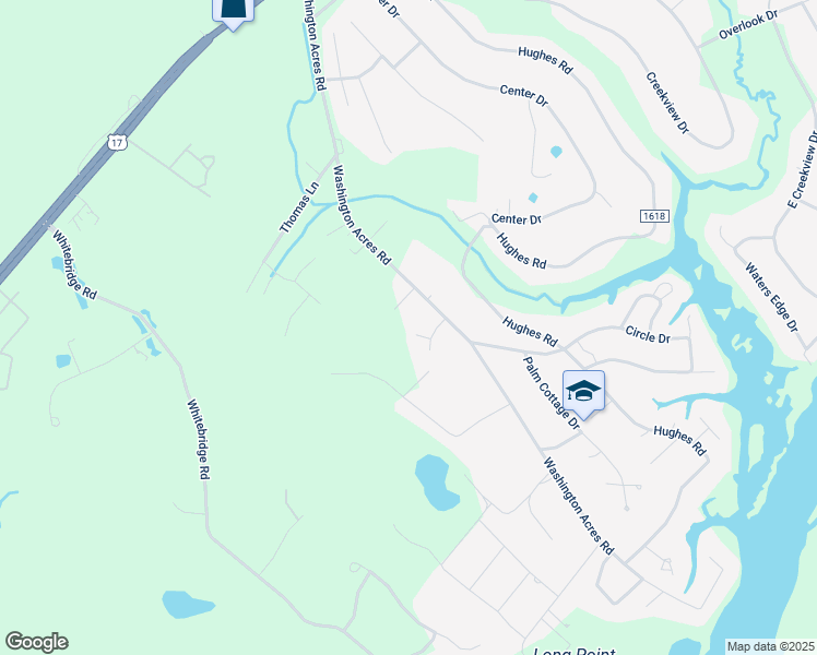 map of restaurants, bars, coffee shops, grocery stores, and more near 42 Pin Oak Court in Hampstead