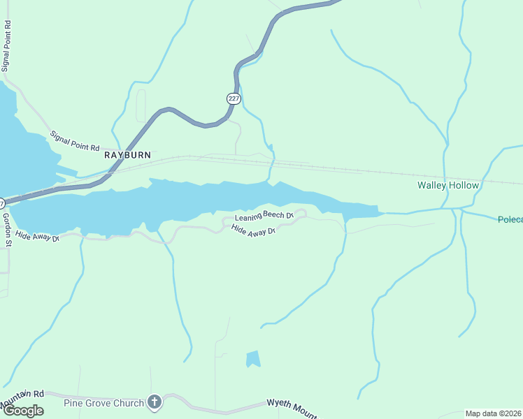 map of restaurants, bars, coffee shops, grocery stores, and more near 4398 Hide Away Drive in Guntersville