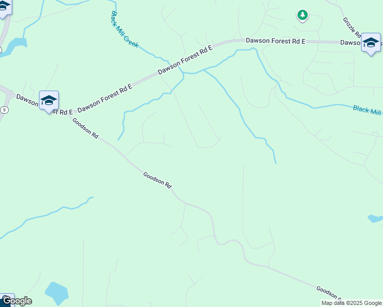 map of restaurants, bars, coffee shops, grocery stores, and more near 414 Dawson Manor Drive in Dawsonville