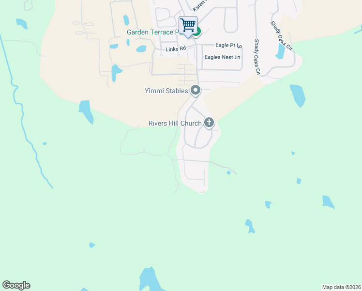 map of restaurants, bars, coffee shops, grocery stores, and more near 208 Thacker Heights Drive in Oxford
