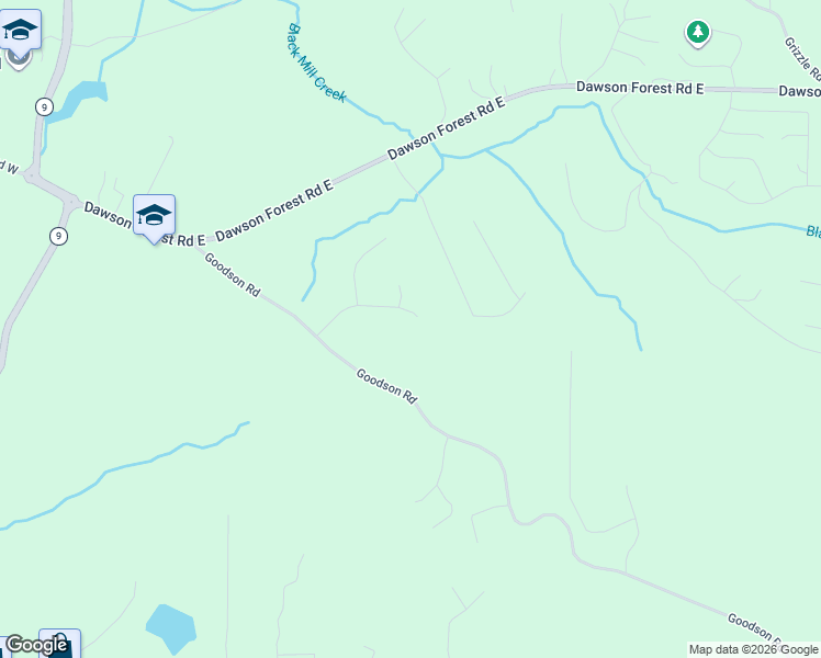 map of restaurants, bars, coffee shops, grocery stores, and more near 130 Bethany Drive in Dawsonville