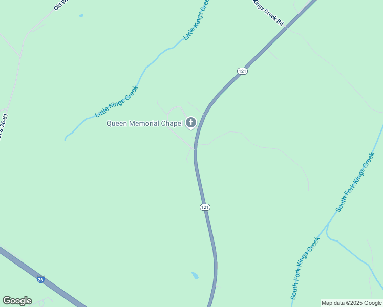 map of restaurants, bars, coffee shops, grocery stores, and more near 14017 South Carolina 121 in Newberry