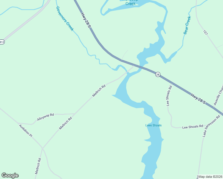 map of restaurants, bars, coffee shops, grocery stores, and more near 131 Mellrich Road in Iva