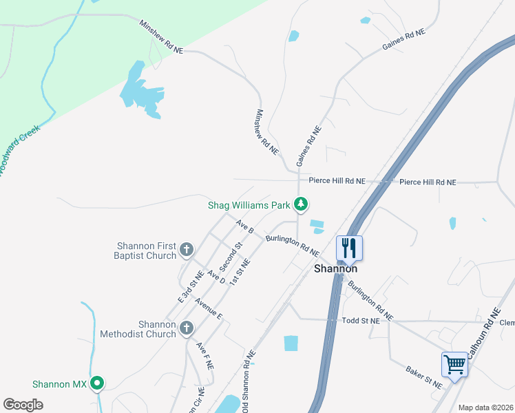 map of restaurants, bars, coffee shops, grocery stores, and more near 40 Third Street in Rome