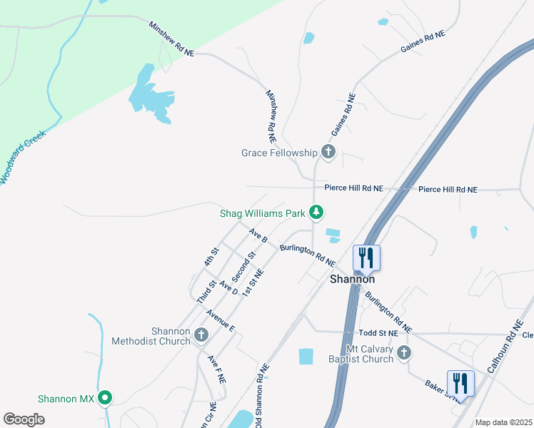 map of restaurants, bars, coffee shops, grocery stores, and more near 40 Third Street in Rome
