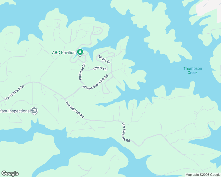 map of restaurants, bars, coffee shops, grocery stores, and more near 262 Chappell Road in Dawsonville