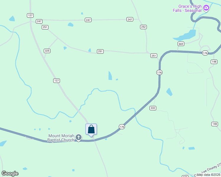 map of restaurants, bars, coffee shops, grocery stores, and more near 12784 Alabama 176 in Fort Payne