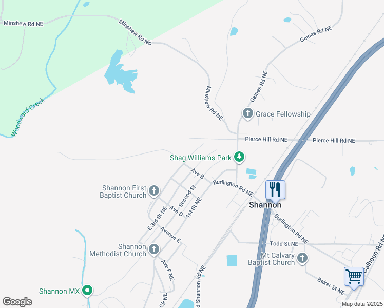 map of restaurants, bars, coffee shops, grocery stores, and more near 107 4th Street in Rome