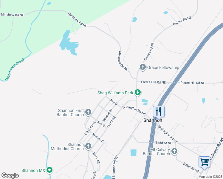 map of restaurants, bars, coffee shops, grocery stores, and more near 107 4th Street in Rome