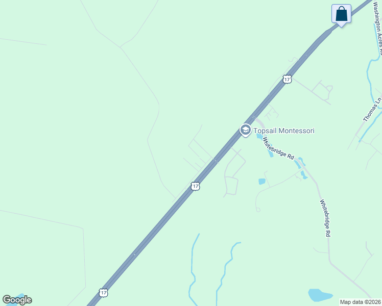 map of restaurants, bars, coffee shops, grocery stores, and more near 149 Christian Chapel Road in Hampstead