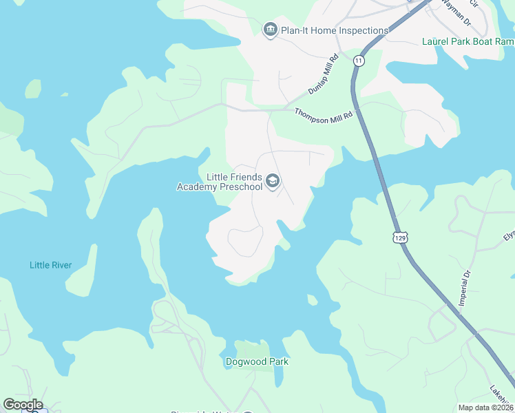 map of restaurants, bars, coffee shops, grocery stores, and more near 2541 Bridgewater Drive in Gainesville