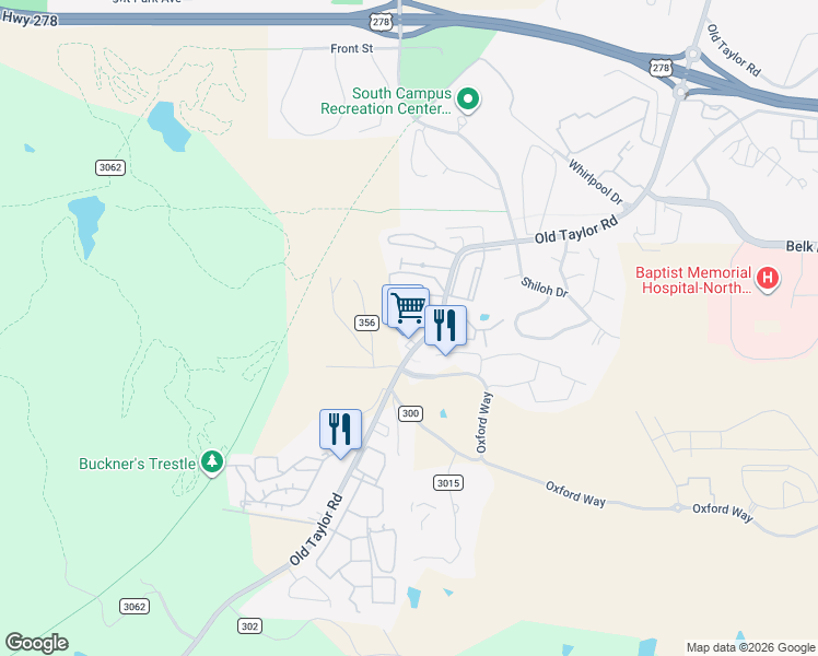 map of restaurants, bars, coffee shops, grocery stores, and more near 6-11 County Road 3072 in Oxford