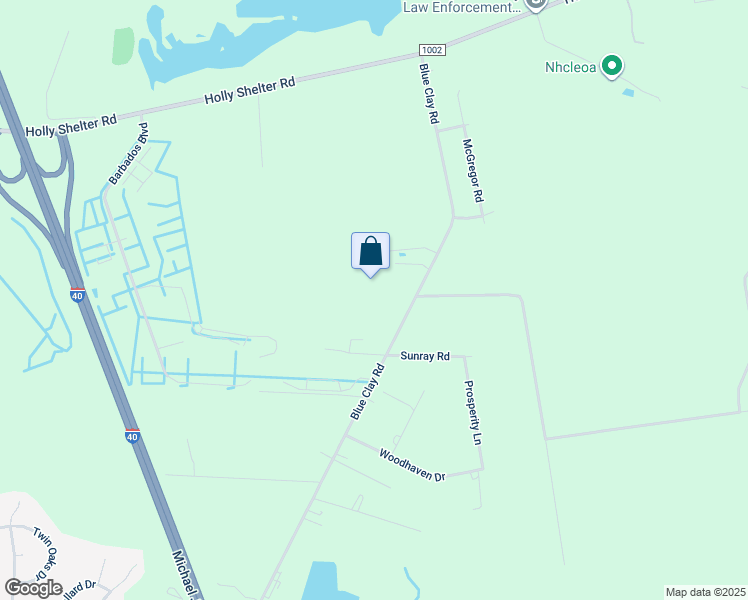 map of restaurants, bars, coffee shops, grocery stores, and more near 5475 Blue Clay Rd in Castle Hayne
