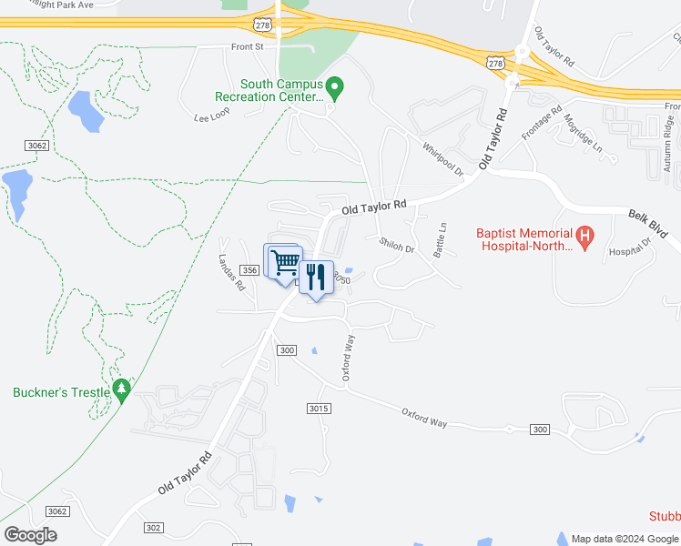 2495 Old Taylor Road, Oxford MS Walk Score