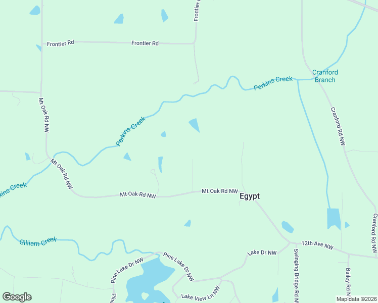 map of restaurants, bars, coffee shops, grocery stores, and more near 2632 Mount Oak Road Northwest in Arab