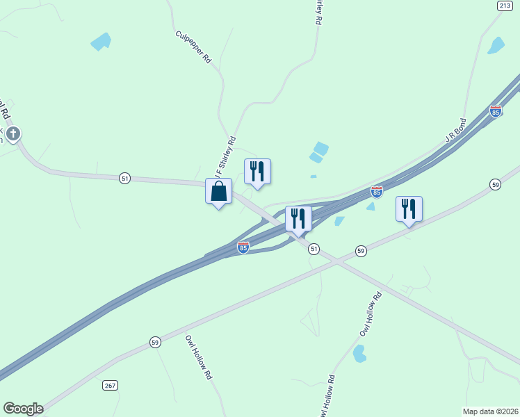 map of restaurants, bars, coffee shops, grocery stores, and more near in 