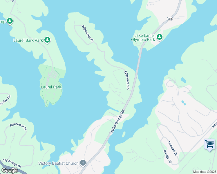 map of restaurants, bars, coffee shops, grocery stores, and more near 3000 Clarks Bridge Road in Gainesville