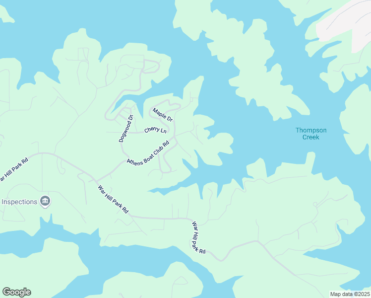 map of restaurants, bars, coffee shops, grocery stores, and more near 45 Lakepoint Drive in Dawsonville
