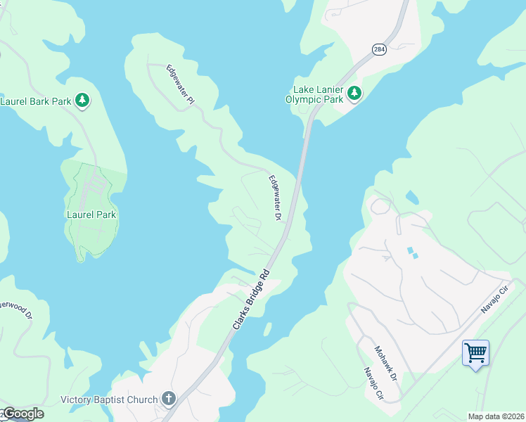 map of restaurants, bars, coffee shops, grocery stores, and more near 3341 Edgewater Terrace in Gainesville