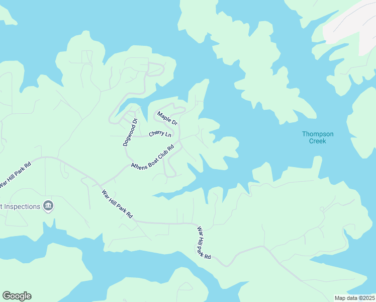 map of restaurants, bars, coffee shops, grocery stores, and more near 45 Lakepoint Drive in Dawsonville