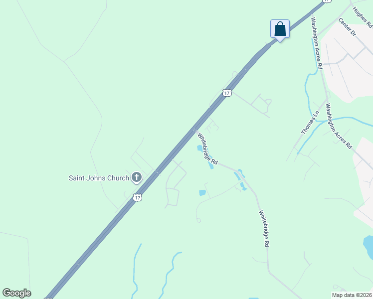 map of restaurants, bars, coffee shops, grocery stores, and more near 12900 U.S. 17 in Hampstead