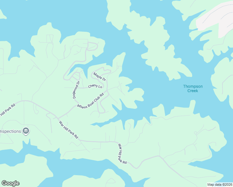 map of restaurants, bars, coffee shops, grocery stores, and more near 60 Brice Road in Dawsonville