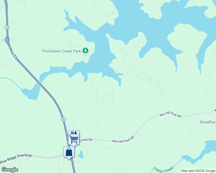 map of restaurants, bars, coffee shops, grocery stores, and more near 280 Diane Circle in Dawsonville