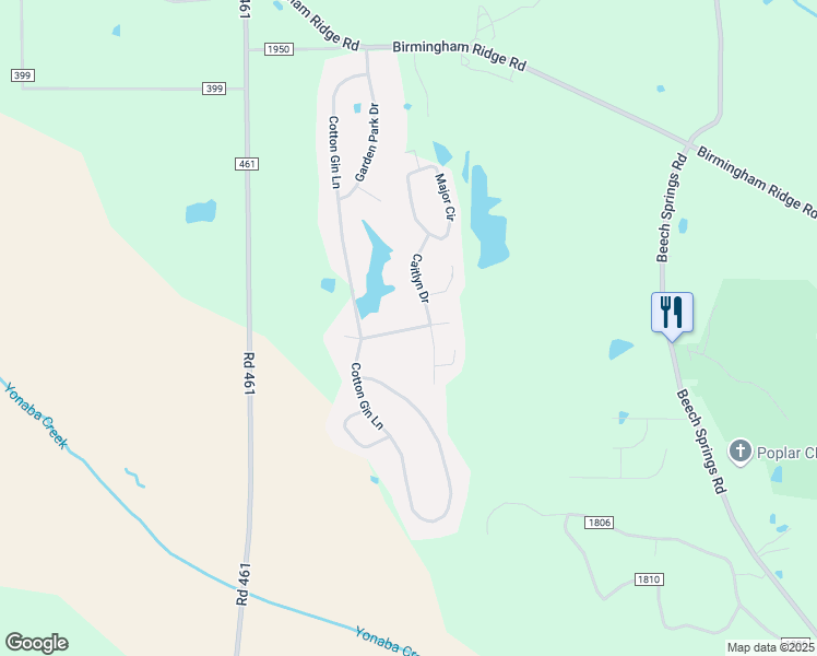 map of restaurants, bars, coffee shops, grocery stores, and more near 126 Mcgraph Cove in Saltillo
