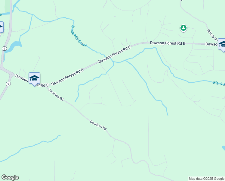 map of restaurants, bars, coffee shops, grocery stores, and more near 270 Dawson Manor Drive in Dawsonville