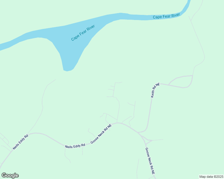 map of restaurants, bars, coffee shops, grocery stores, and more near 5796 Woodman Circle Northeast in Riegelwood