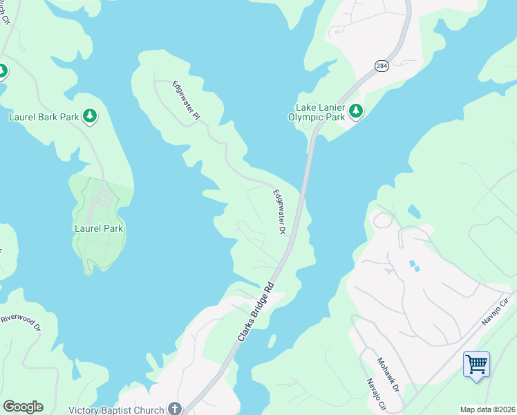 map of restaurants, bars, coffee shops, grocery stores, and more near 3319 Edgewater Terrace in Gainesville