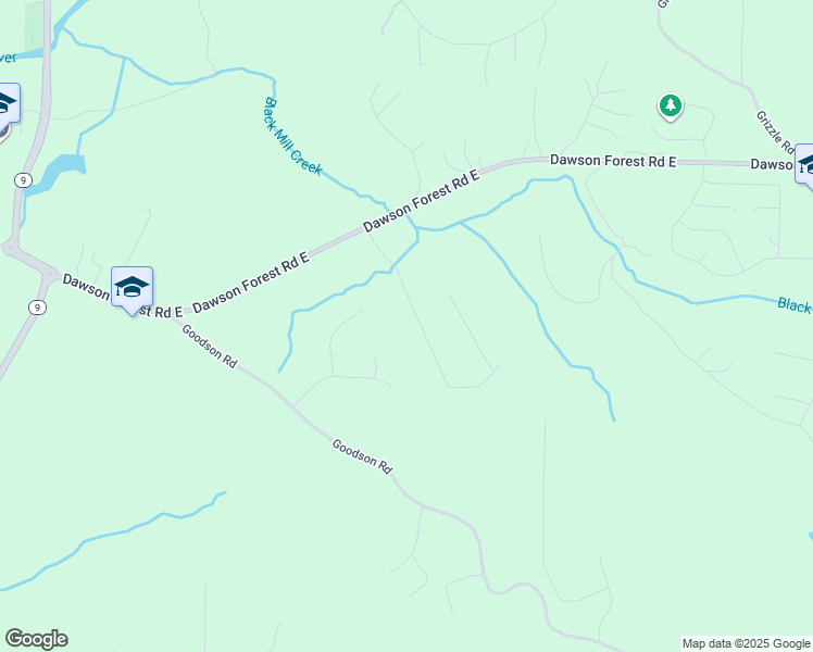 map of restaurants, bars, coffee shops, grocery stores, and more near 270 Dawson Manor Drive in Dawsonville