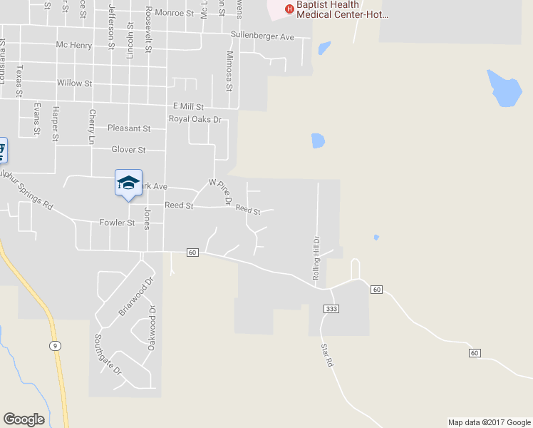 map of restaurants, bars, coffee shops, grocery stores, and more near 2227 Reed Street in Malvern