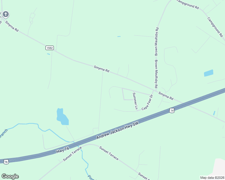 map of restaurants, bars, coffee shops, grocery stores, and more near 347 Stewart Circle in Whiteville