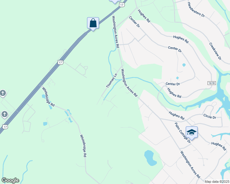 map of restaurants, bars, coffee shops, grocery stores, and more near 79 Rice Flat Bay Street in Hampstead