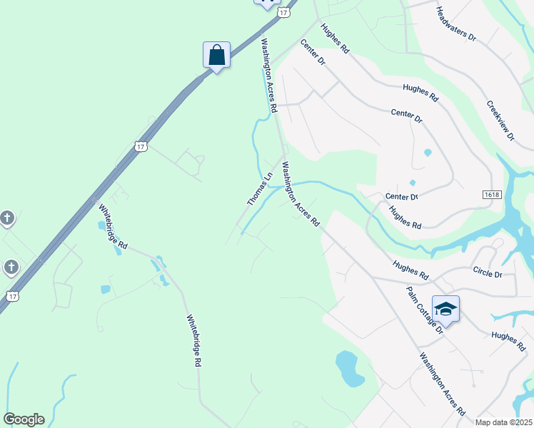 map of restaurants, bars, coffee shops, grocery stores, and more near 79 Rice Flat Bay Street in Hampstead