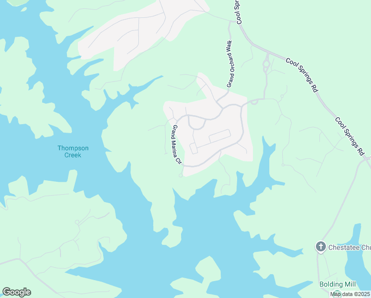 map of restaurants, bars, coffee shops, grocery stores, and more near 6756 Hedge Row Lane in Gainesville