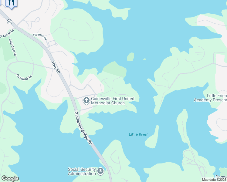map of restaurants, bars, coffee shops, grocery stores, and more near 312 Point Olympus Dr in Gainesville